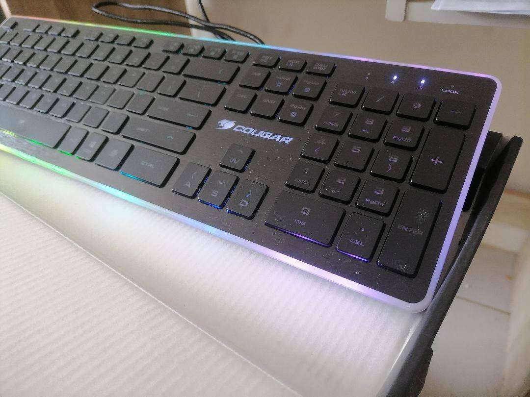 LOT OF 2 x Cougar VANTAR Gaming KeyboardS-Red Switch