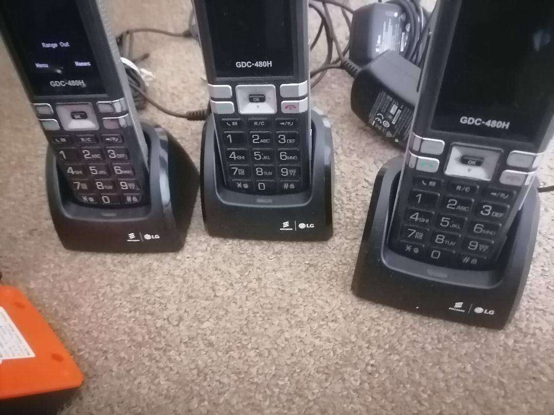 Communications system with switchboard,cordless phones,base stations etc*