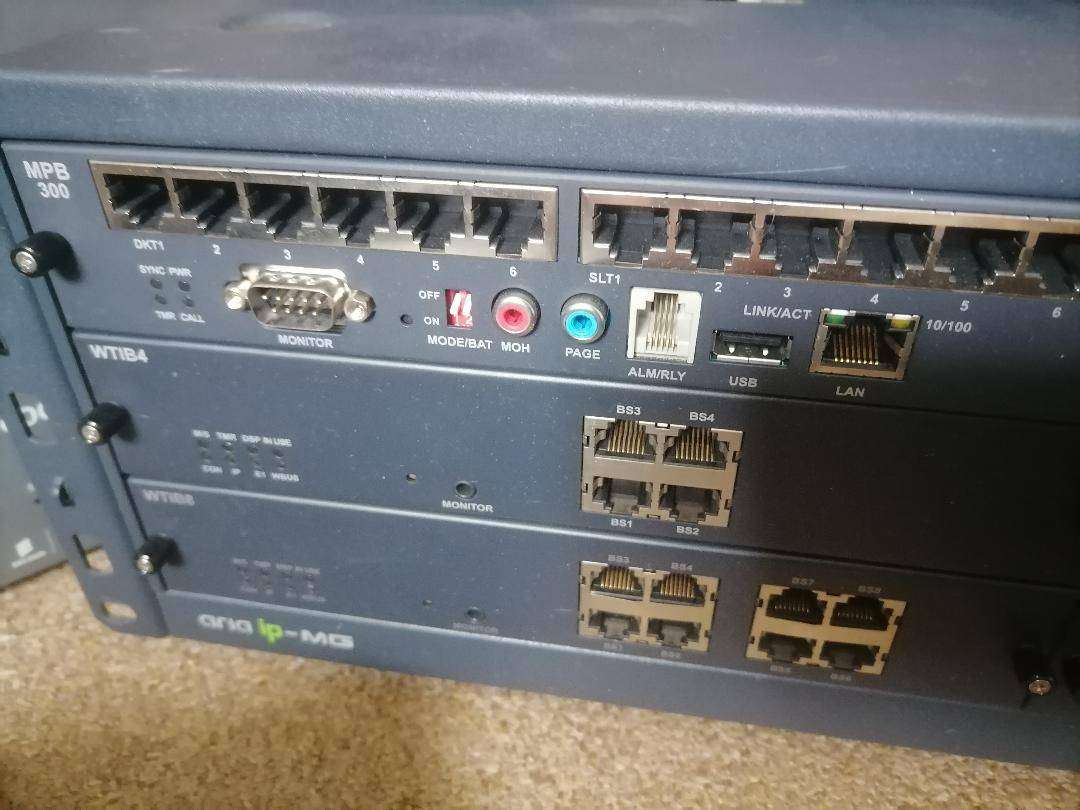 Communications system with switchboard,cordless phones,base stations etc*