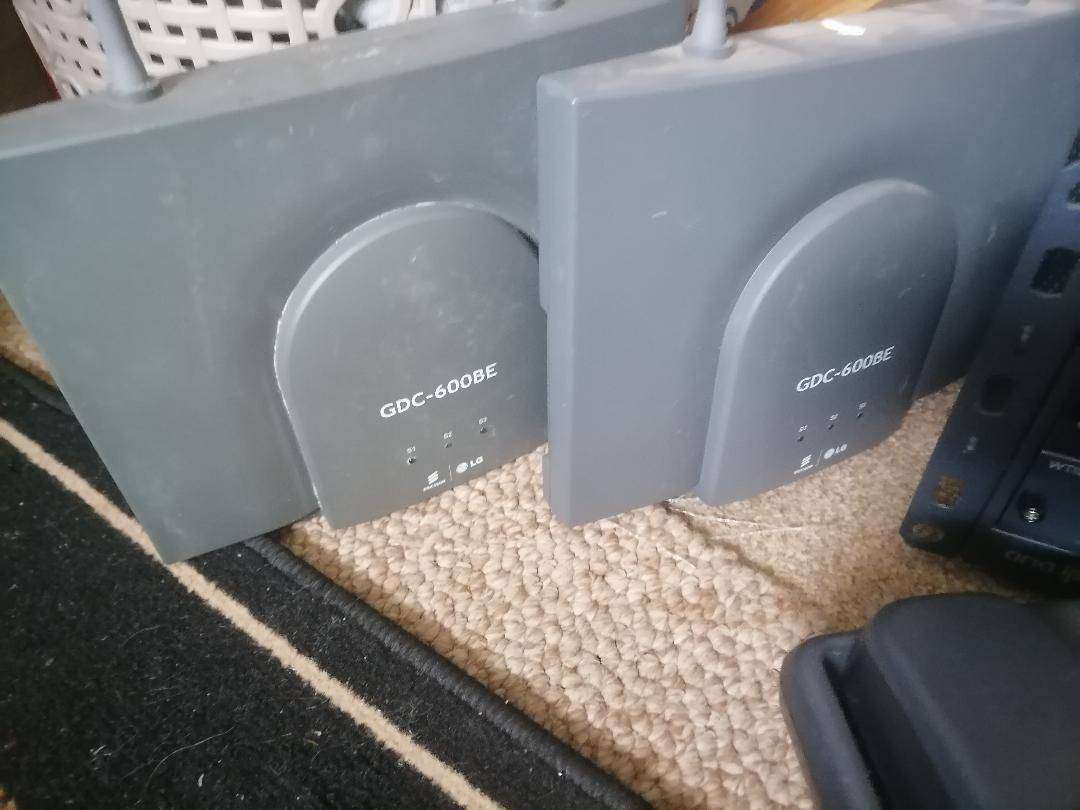 Communications system with switchboard,cordless phones,base stations etc*