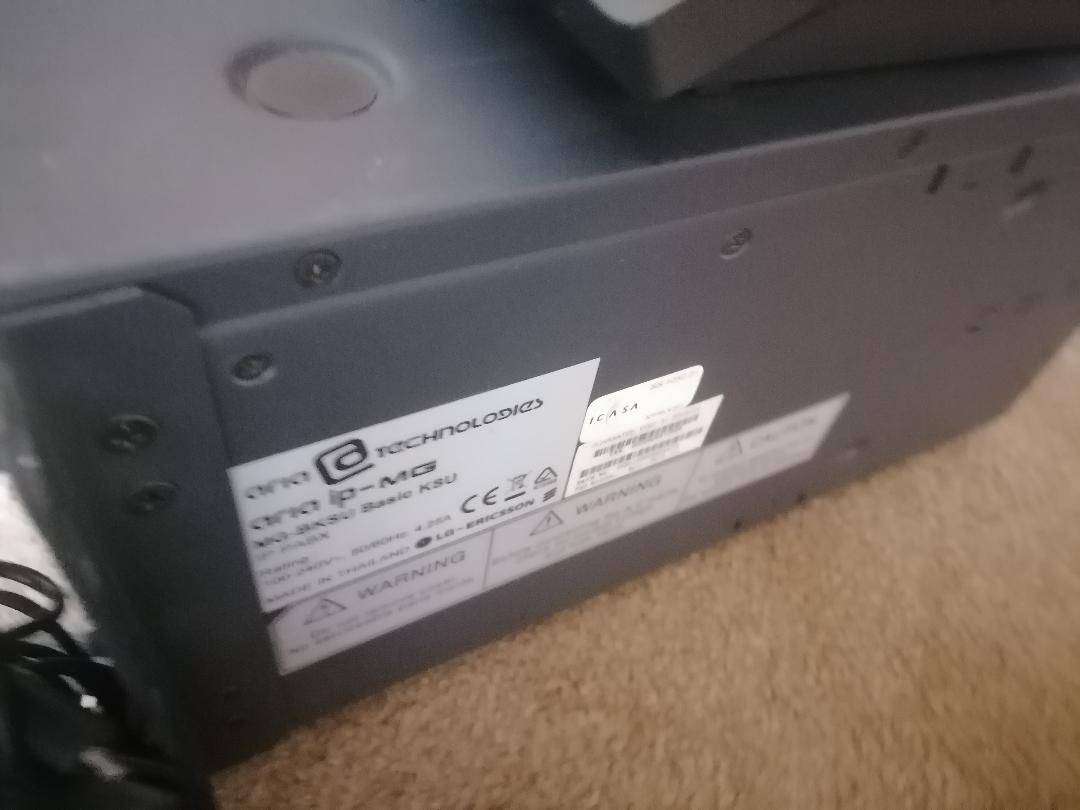 Communications system with switchboard,cordless phones,base stations etc*