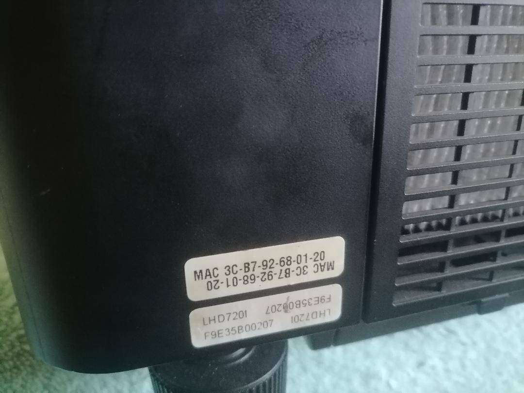 hp intank+christie projector(sold as is)one bid for both