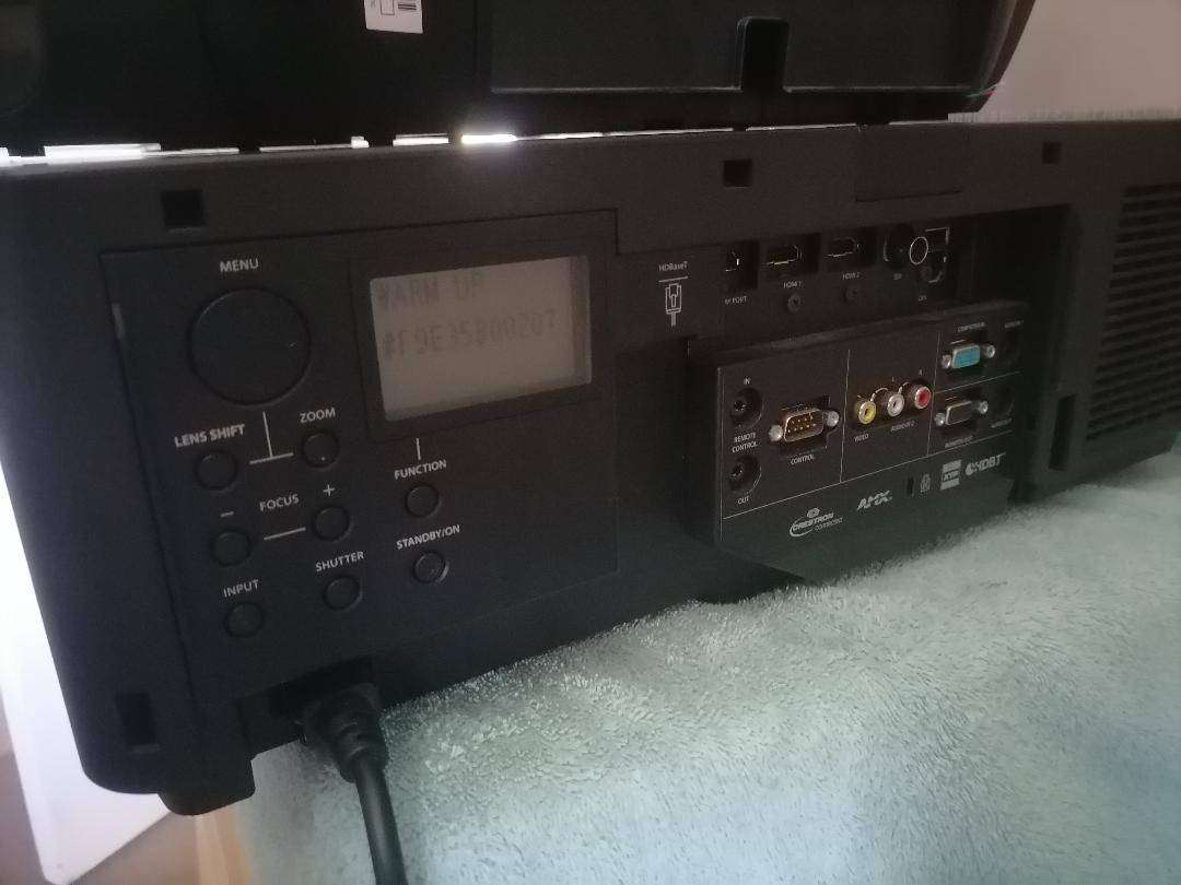 hp intank+christie projector(sold as is)one bid for both