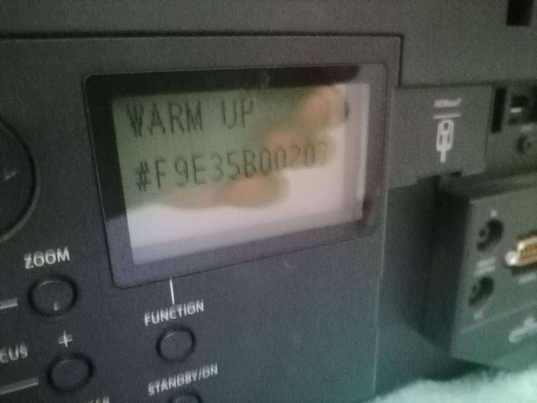 hp intank+christie projector(sold as is)one bid for both