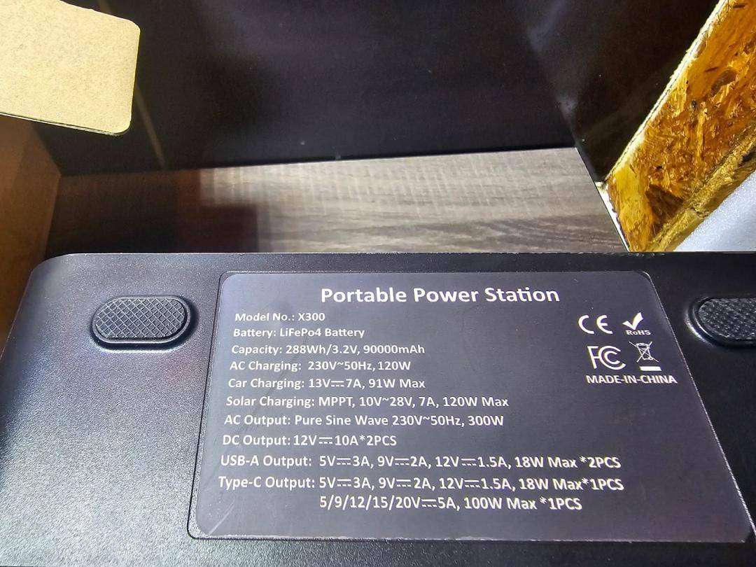 Virtue Energy X300 Portable Power Station Pure Sine Wave Inverter  (With Battery)