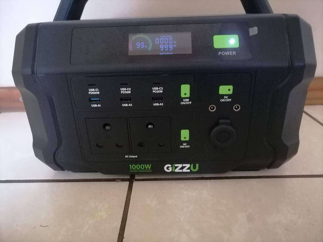 Gizzu Challenger Pro 1120Wh/1000W Power Station