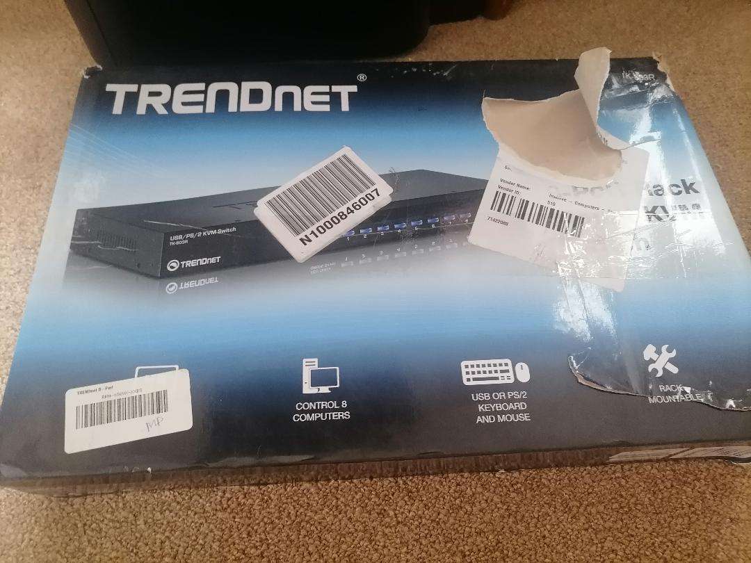 TRENDnet TK-803R 8-Port Rackmount KVM Switch