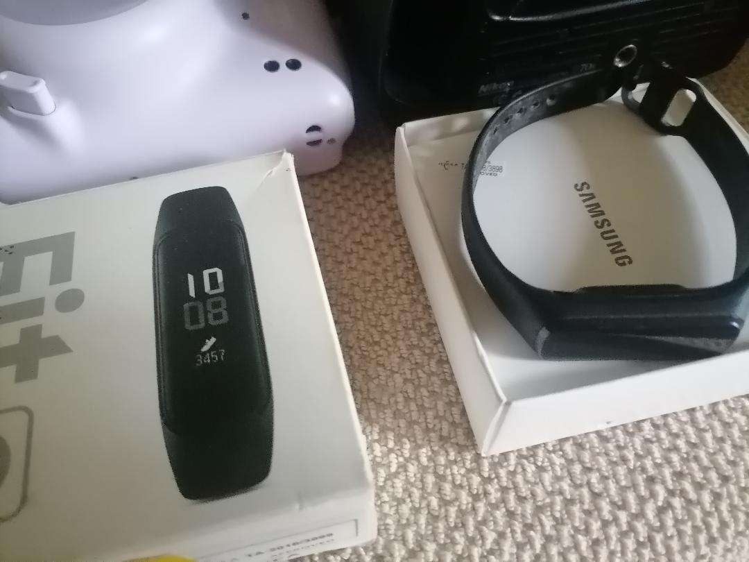 Electronics Lot: Cameras, Smart Watch, Blood Pressure Monitor