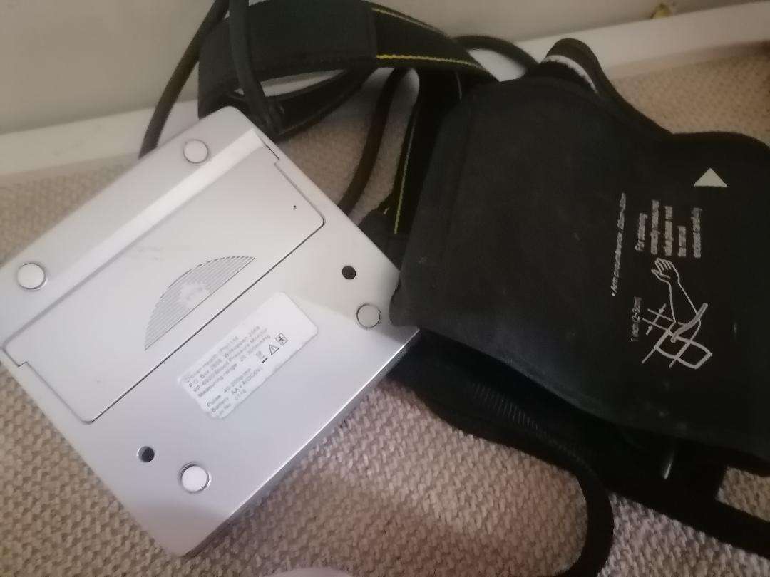 Electronics Lot: Cameras, Smart Watch, Blood Pressure Monitor