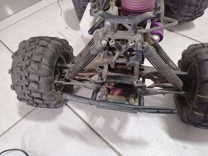 HPI 25 SAVAGE NITRO RC KAWASAKI WITH REMOTE ETC REMOTE