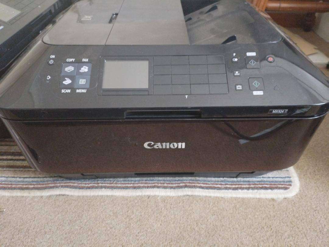 Lot of 2 Canon MX924 printers - one bid for both