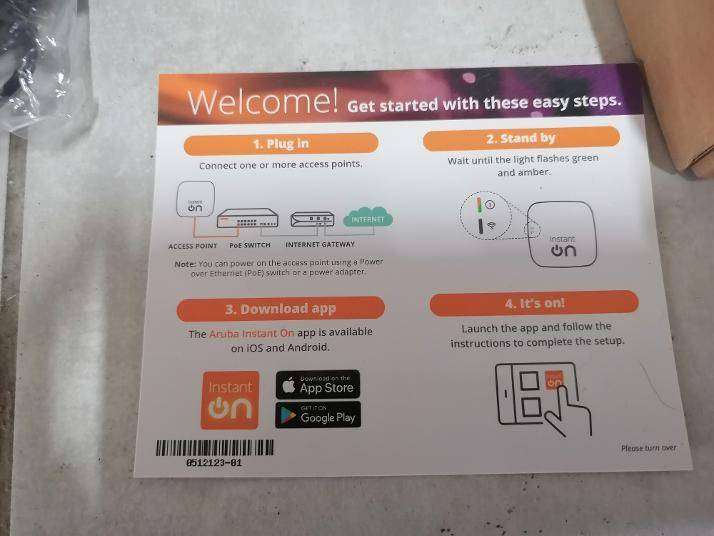HPE Instant On APIN0305 Wireless Access Point with Power Supply