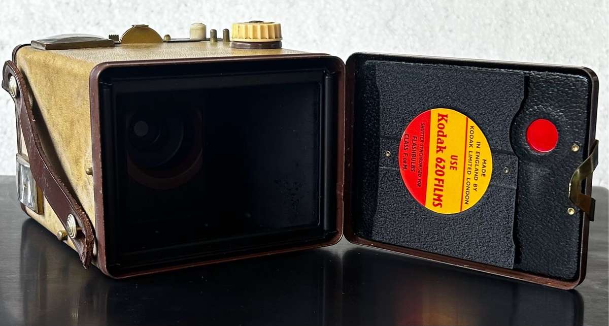 Kodak Brownie Six-20 Model F Box 620 Roll Film Box Camera Vintage Camera