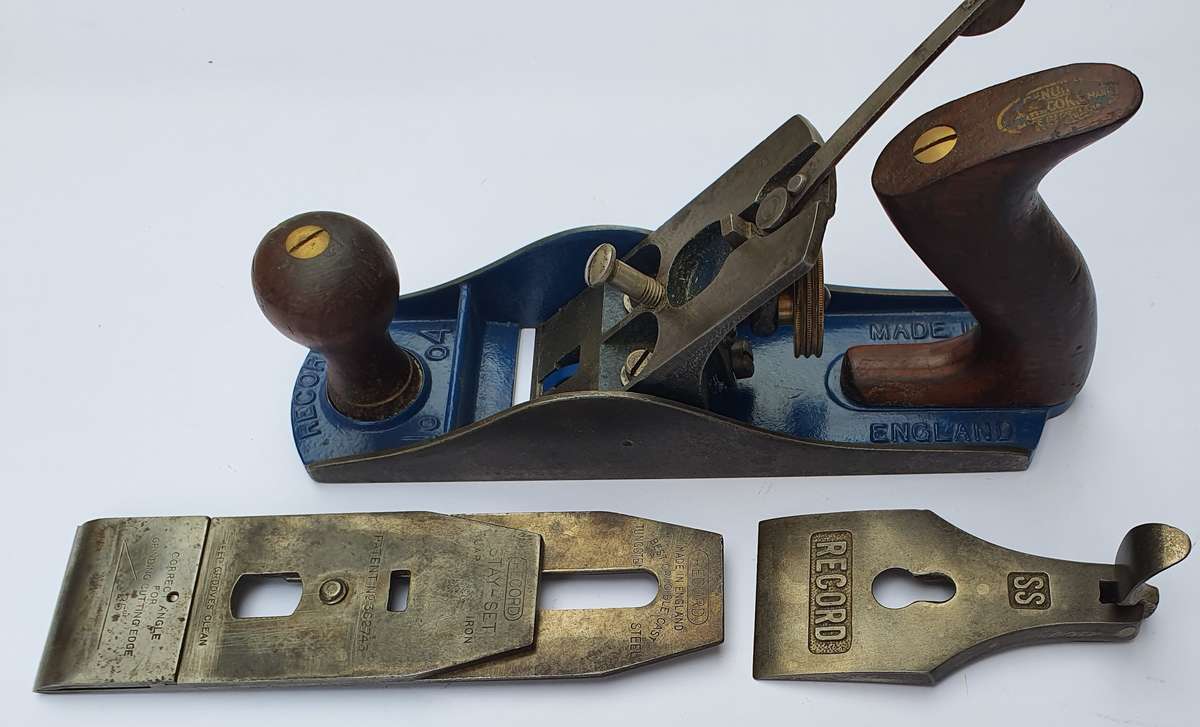 Vintage Record SS No. 4 Smoothing Plane  Made in England: Refurbished & Rare