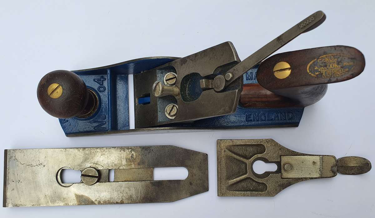 Vintage Record SS No. 4 Smoothing Plane  Made in England: Refurbished & Rare