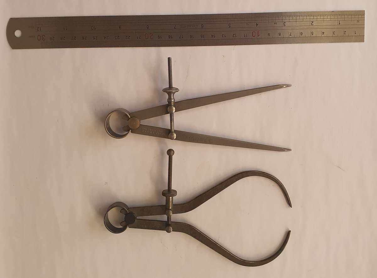 Vintage Divider & Calliper Set