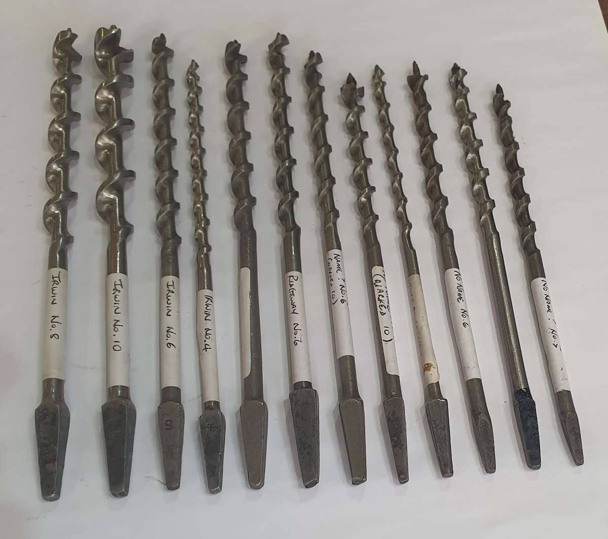 Auger Drill Bits  Mixed Set of 12