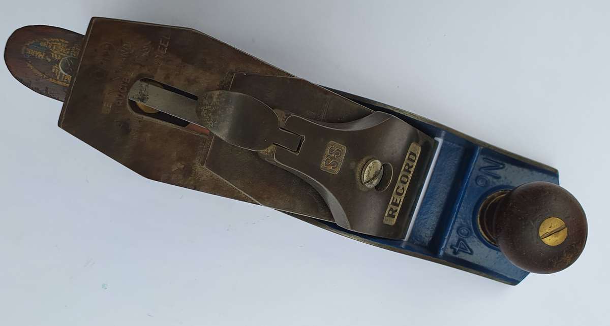 Vintage Record SS No. 4 Smoothing Plane  Made in England: Refurbished & Rare