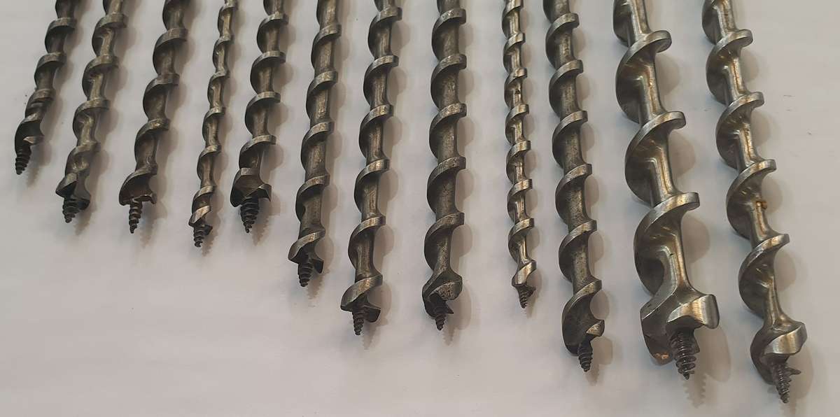 Auger Drill Bits  Mixed Set of 12