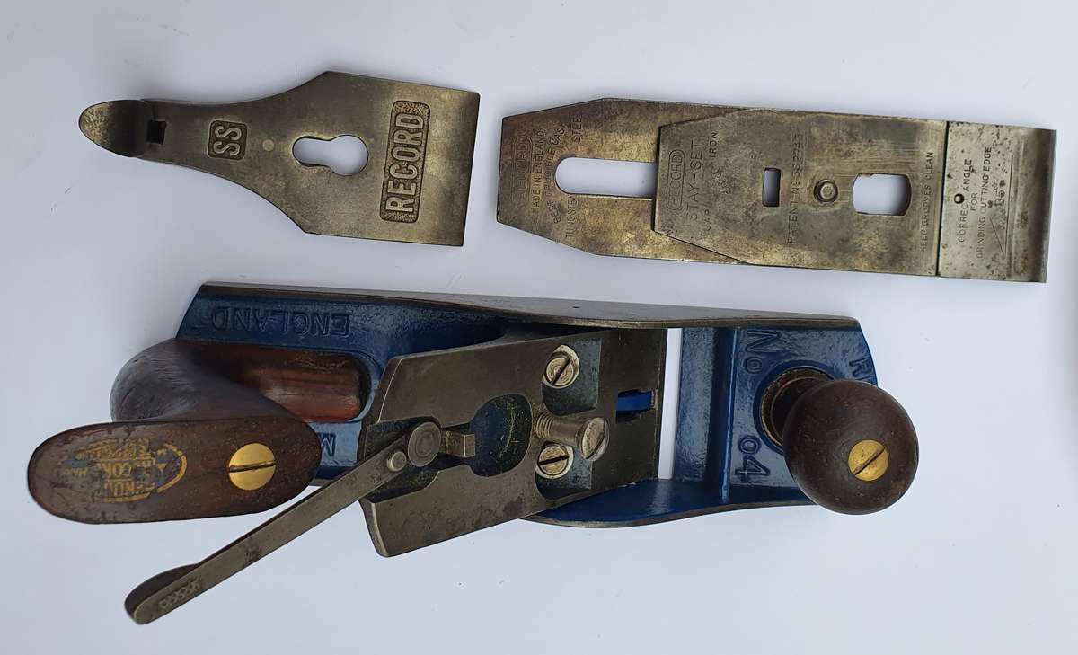 Vintage Record SS No. 4 Smoothing Plane  Made in England: Refurbished & Rare