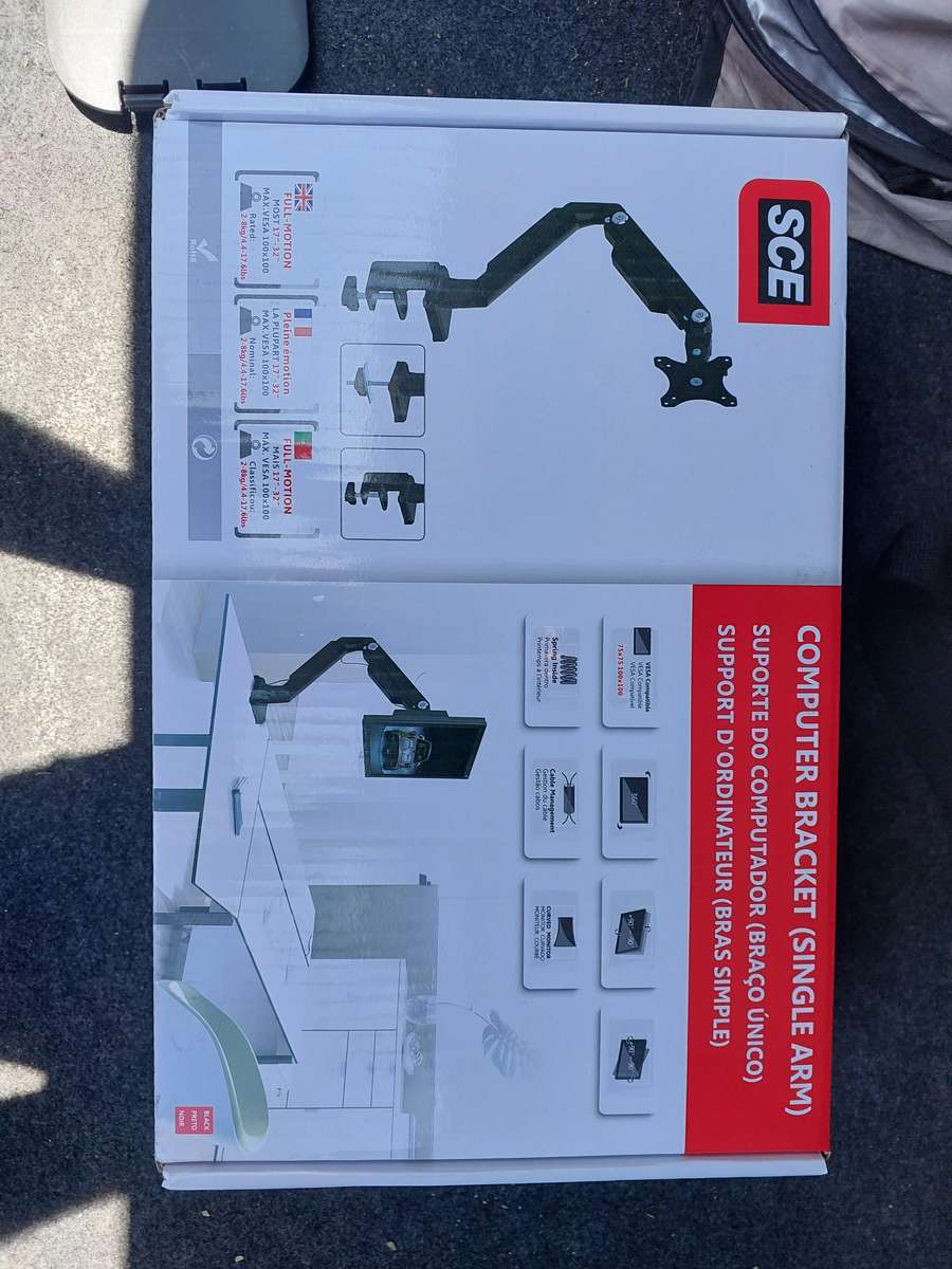 I5-9400f Rx5700 8G gaming PC + monitor arm