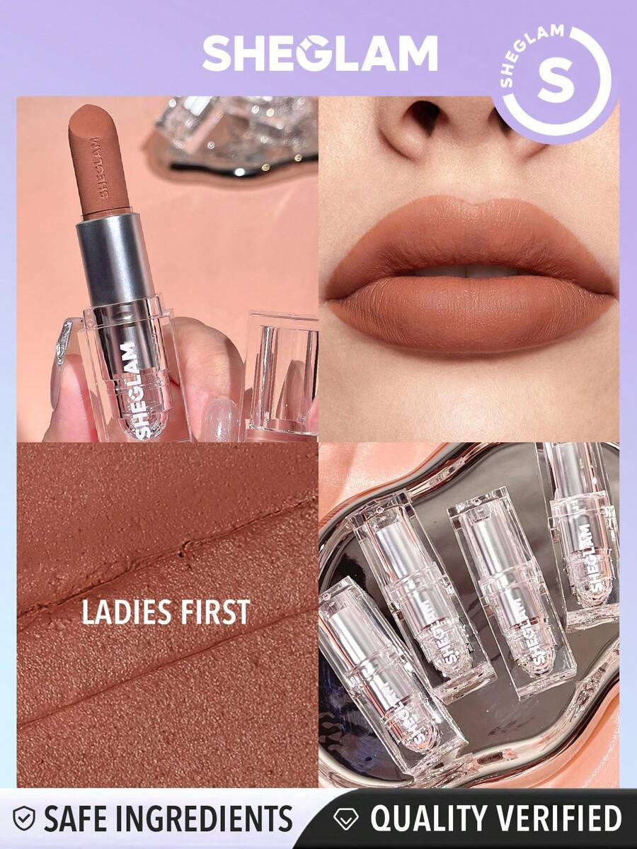 SHEGLAM Cosmic Crystal Matte Lipstick - Ladies First