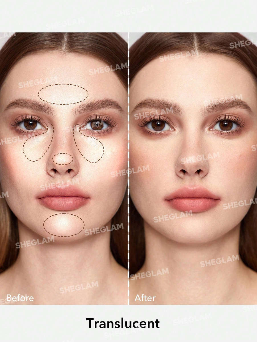 SHEGLAM Baked Glow Setting Powder - Transculent