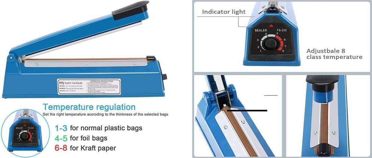 200mm Impulse Sealer (Plastic Sealing Machine)