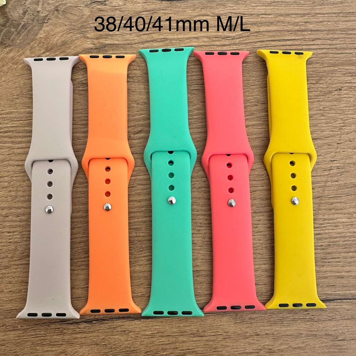 38/40/41mm Straps for Apple Watch - Medium-Large (Pack of 5)