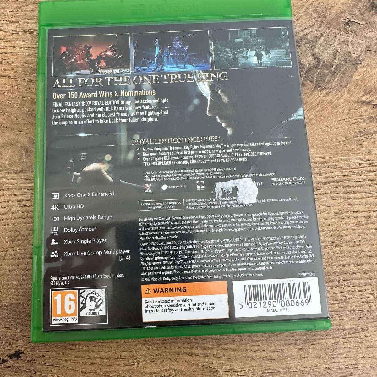 Final FantasyXV  Xbox One