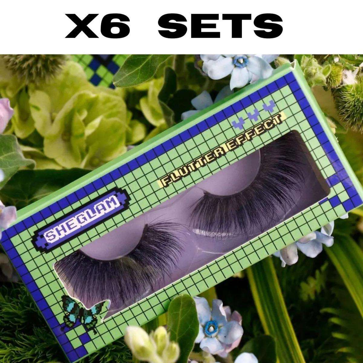 SHEGLAM - FLUTTER EFFECT FALSE LASHES (6 SETS PER BID)