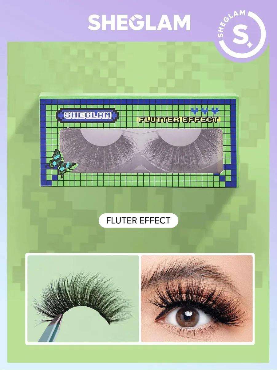 SHEGLAM - FLUTTER EFFECT FALSE LASHES (6 SETS PER BID)