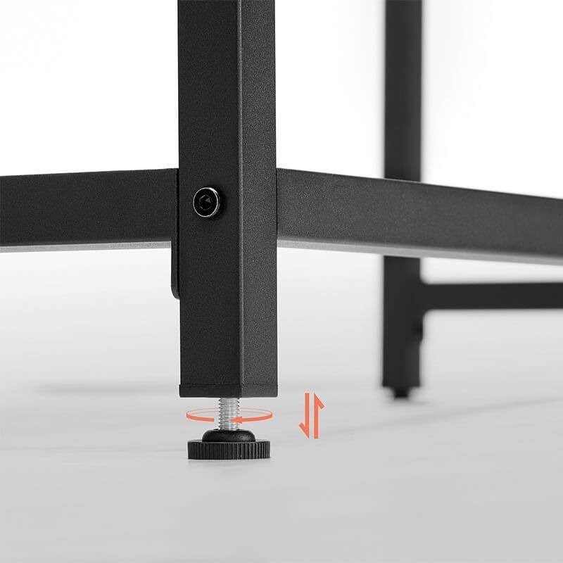 VASAGLE 120cm Work Desk for Office or Home with Metal Frame (Chipped)