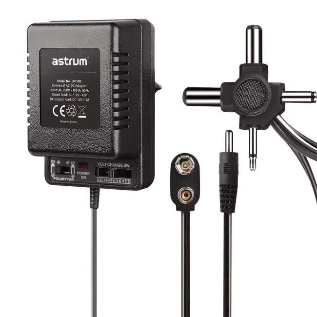 Astrum 1.2A Universal AC/DC Adapter