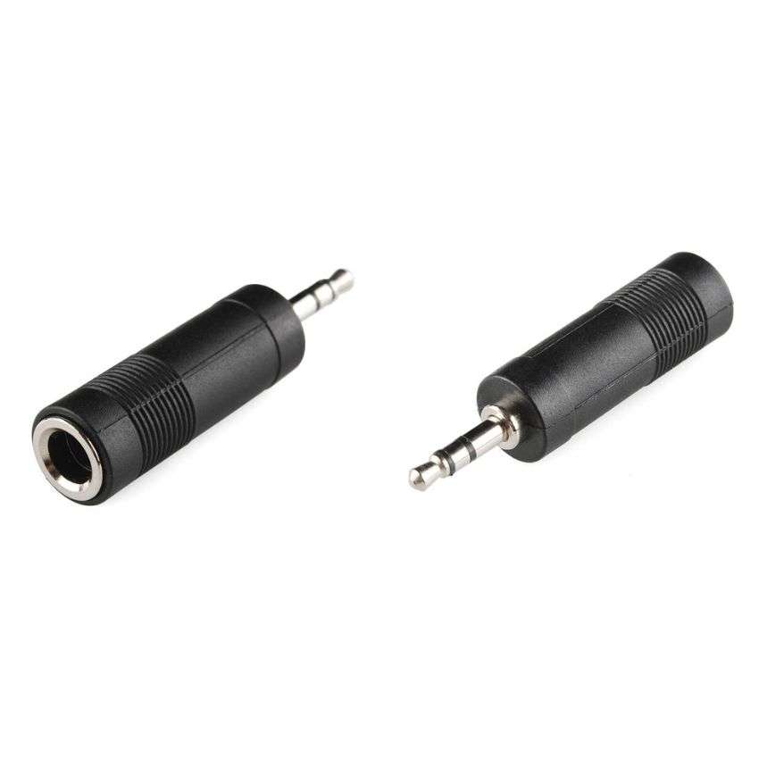 6.3mm Female to 3.5mm Stereo Male Audio Adapter