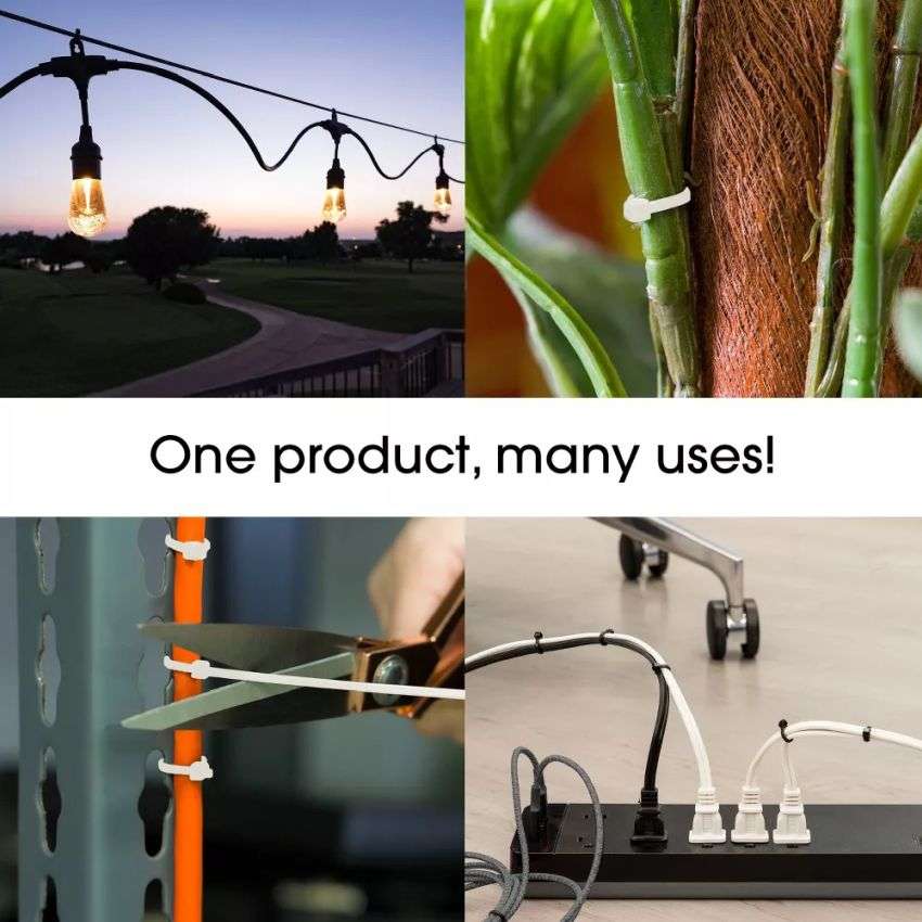 Cable Ties 200 x 4.8mm Pack of 100