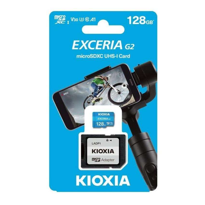 Kioxia Exceria G2 128GB microSDXC UHS-I Card Class10 100MB/s