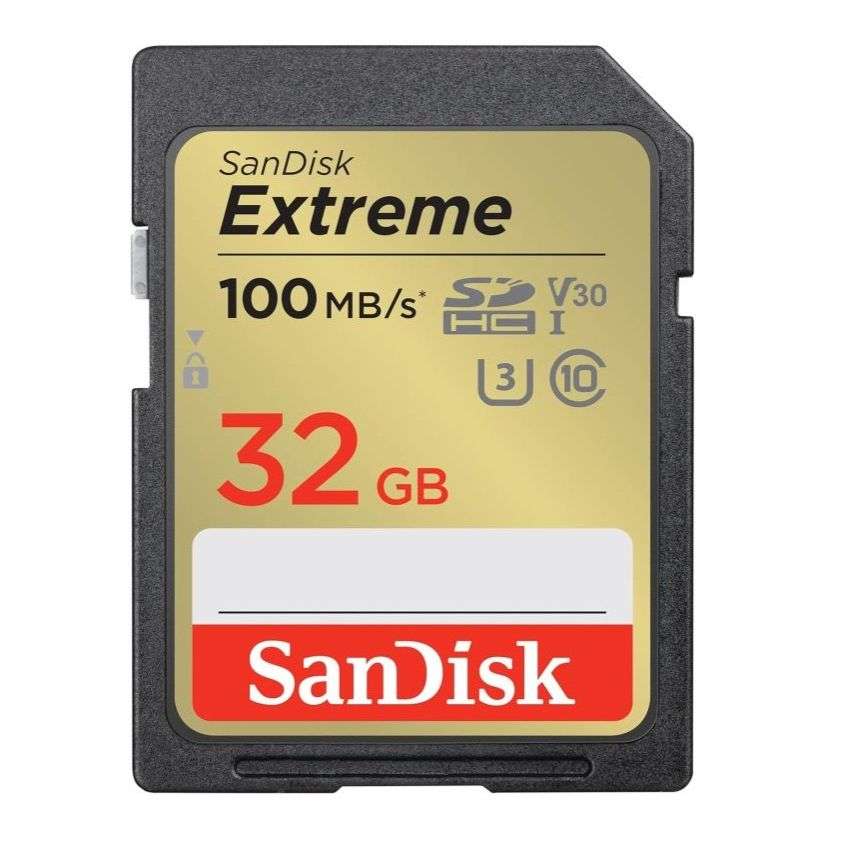Sandisk Extreme 32GB SDHC Memory Card