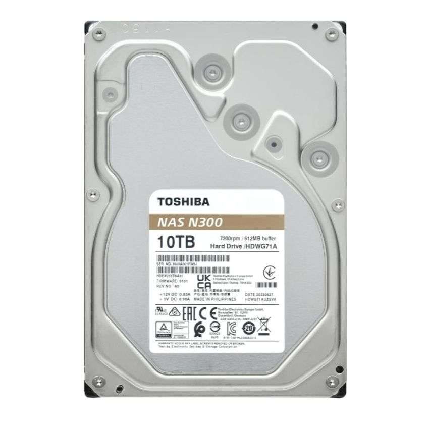 Toshiba 10TB 3.5` NAS Hard Drive