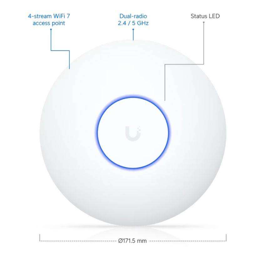 Ubiquiti UniFi U7 Lite WiFi 7 Dual Band Access Point