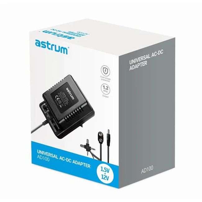 Astrum 1.2A Universal AC/DC Adapter