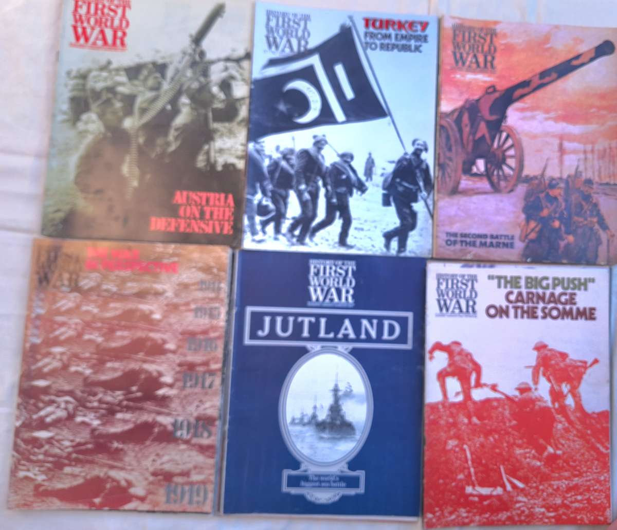 Purnell History of the First World War: Mixed Lot of 6 Magazines