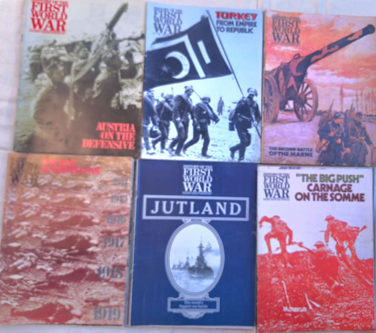 Purnell History of the First World War: Mixed Lot of 6 Magazines