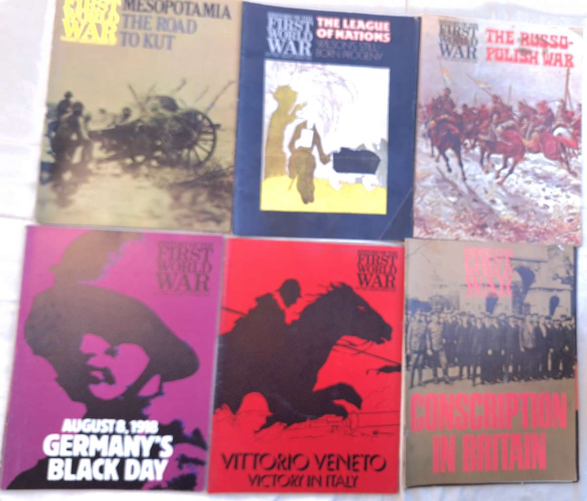 Purnell History of the First World War: Mixed Lot of 6 Magazines