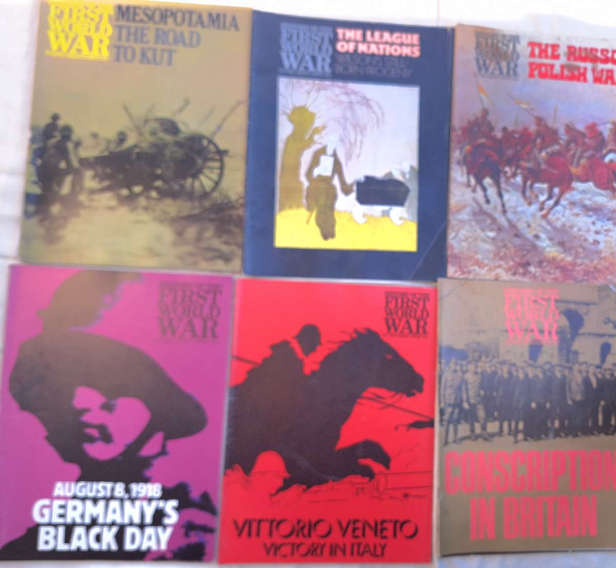 Purnell History of the First World War: Mixed Lot of 6 Magazines