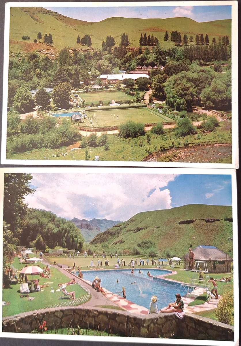 2 Unused Post Cards Drakensberg Garden Hotel Natal