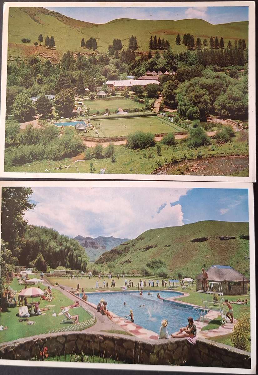2 Unused Post Cards Drakensberg Garden Hotel Natal