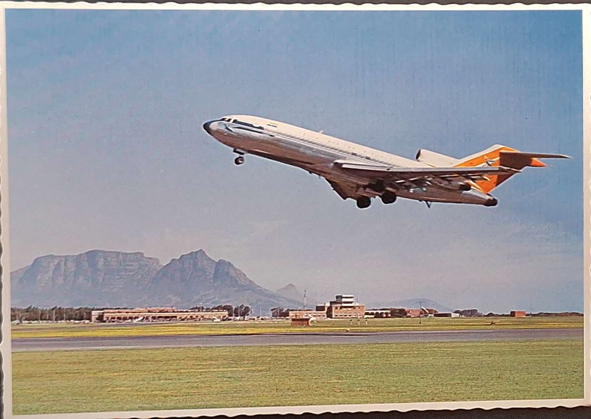 Unused Post Card DF Malan Airport, Cape Town
