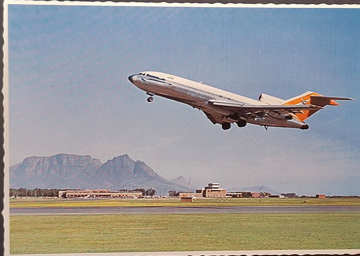 Unused Post Card DF Malan Airport, Cape Town