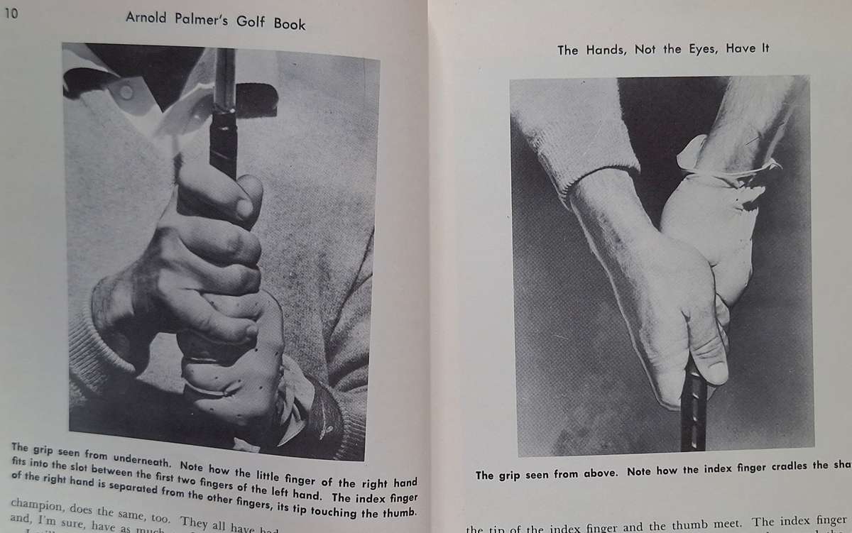 Arnold Palmer's Golf Book "Hit it Hard!" Hardcover 1961